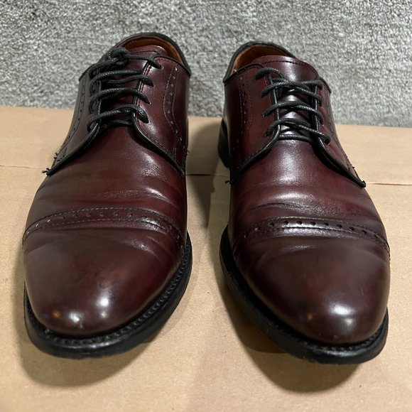Men\'s Allen Edmonds 3368 Burgundy Clifton Size 10 main image 7